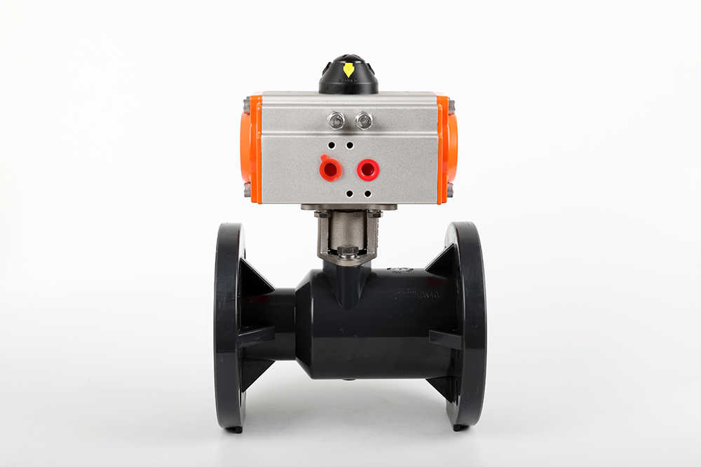 高要气动法兰一体球阀